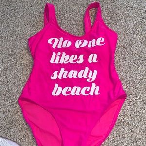 One Piece Bathing Suit